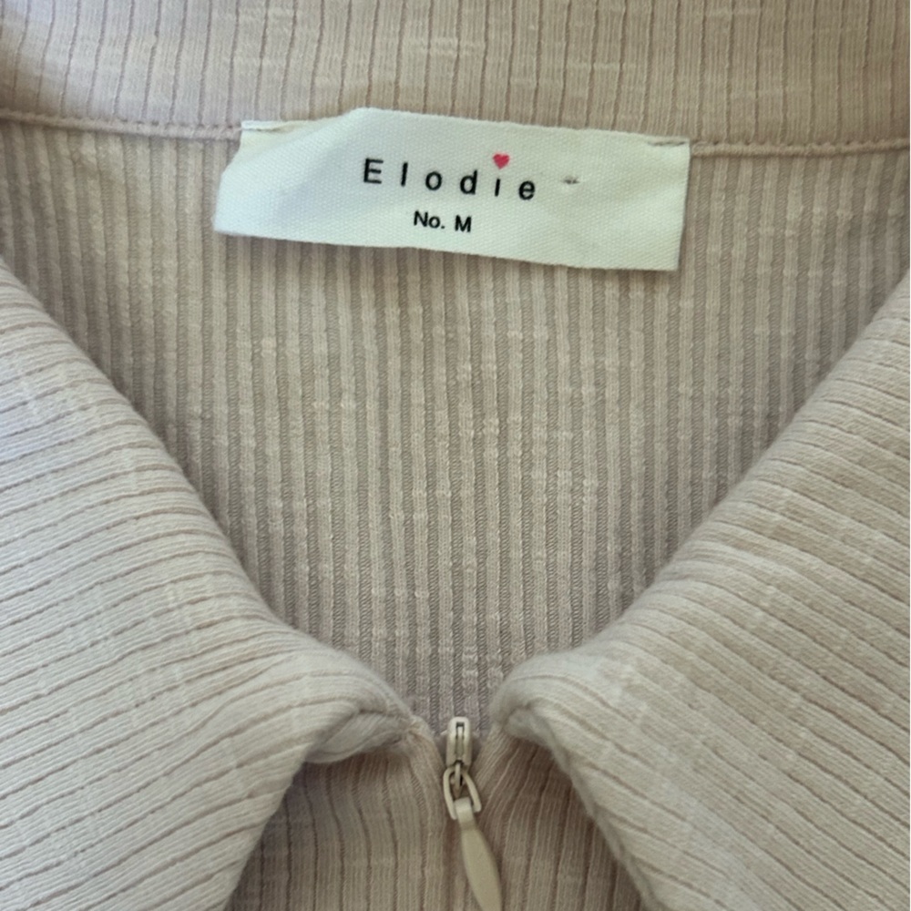 Elodie Pink Sleeveless Polo Tank Top - Picture 4 of 4